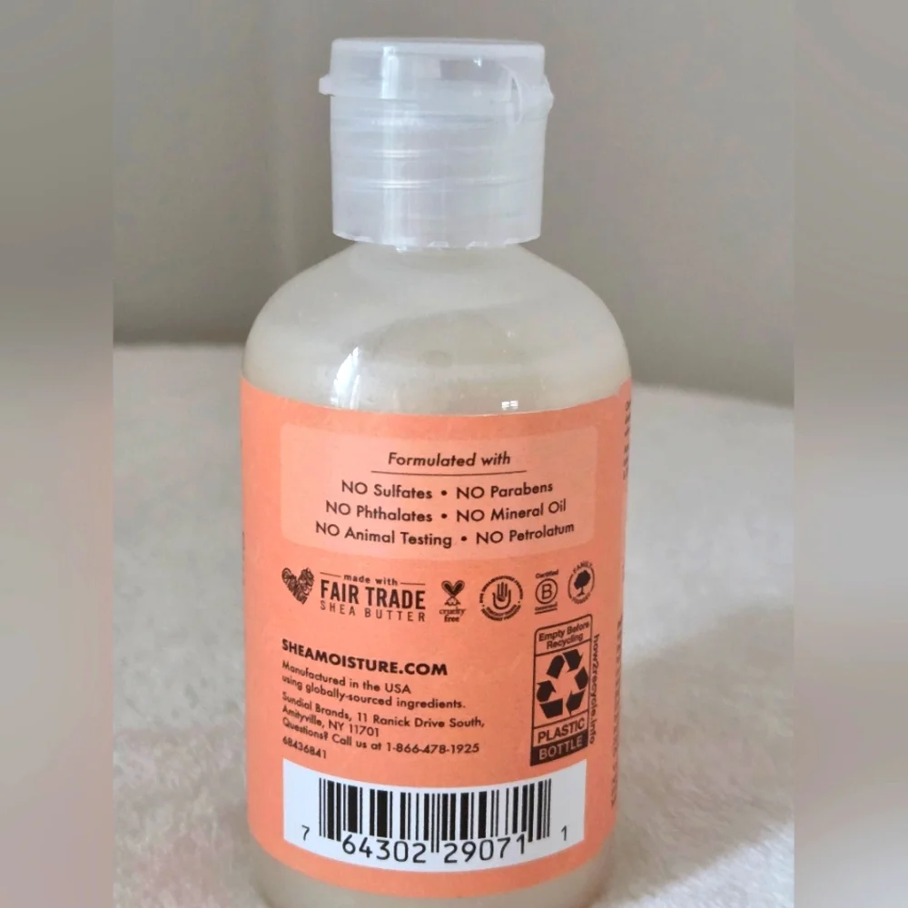 🪷5/$25! SheaMoisture Coconut Hibiscus Curl & Shine Shampoo Travel Size New